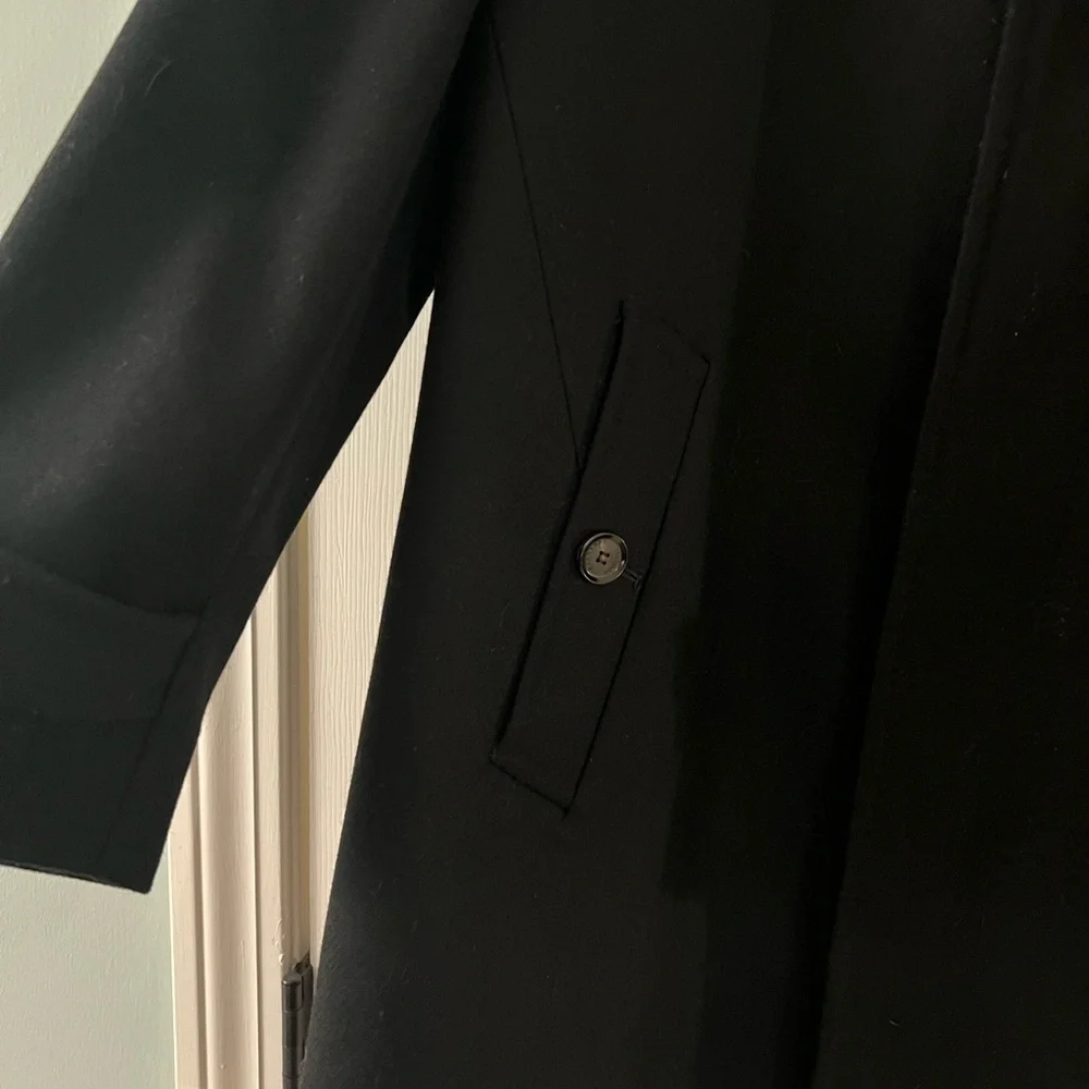 Mens Burberry Wool Coat - Picture 3 of 15
